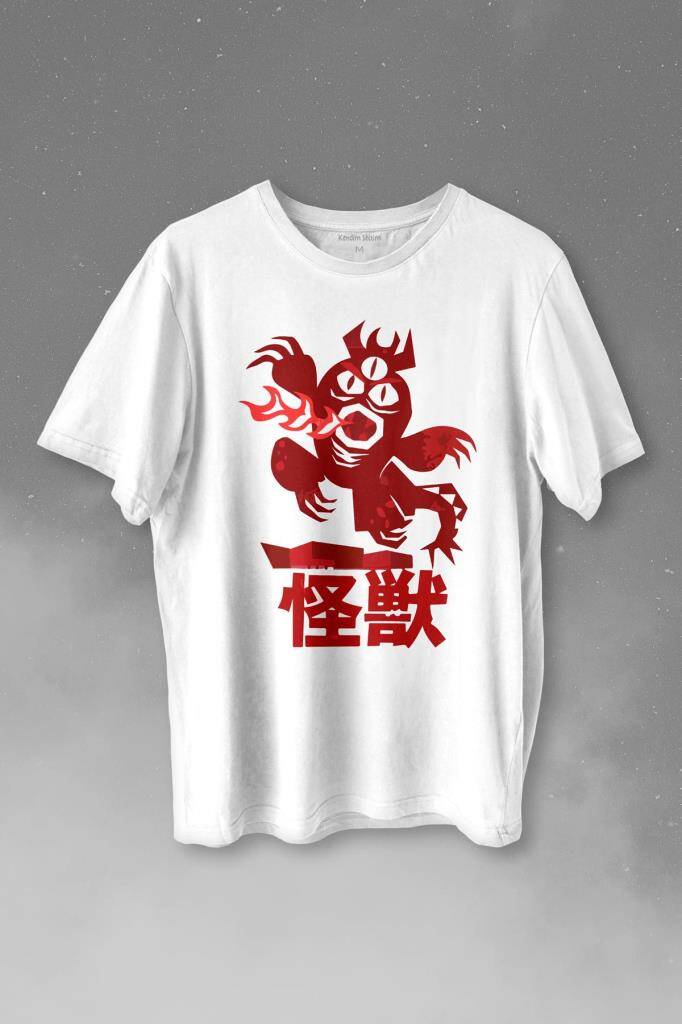Big Hero 6 Fred Kaiju Büyük Kahraman Baskılı Tişört Unisex T-shirt - 1