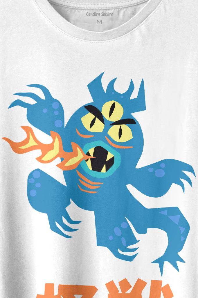 Big Hero 6 Fred Kaiju Büyük Kahraman Baskılı Tişört Unisex T-shirt - 2
