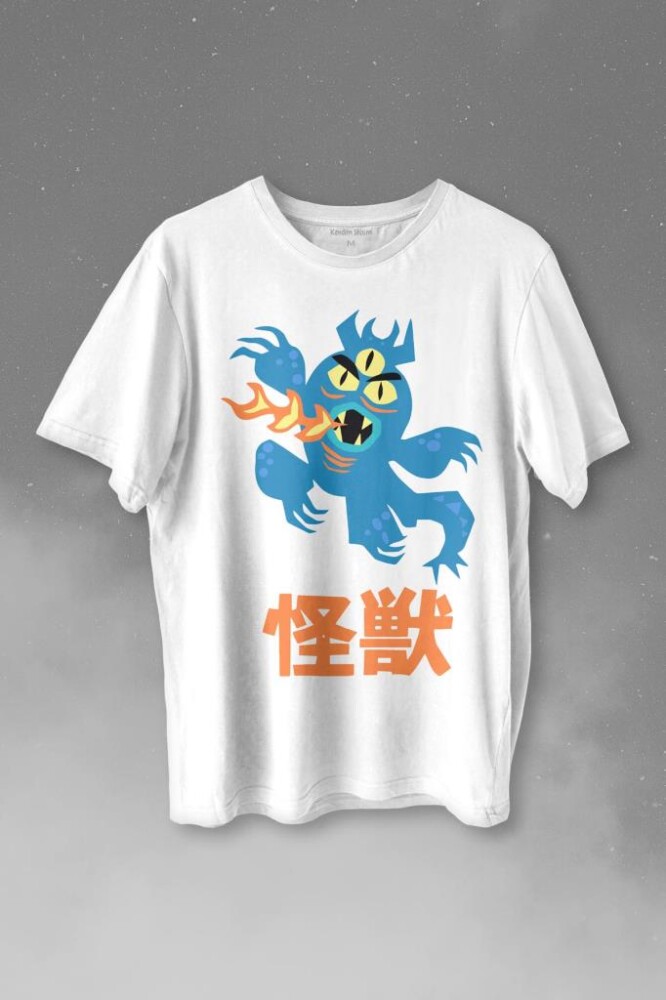 Big Hero 6 Fred Kaiju Büyük Kahraman Baskılı Tişört Unisex T-shirt - KENDİM SEÇTİM