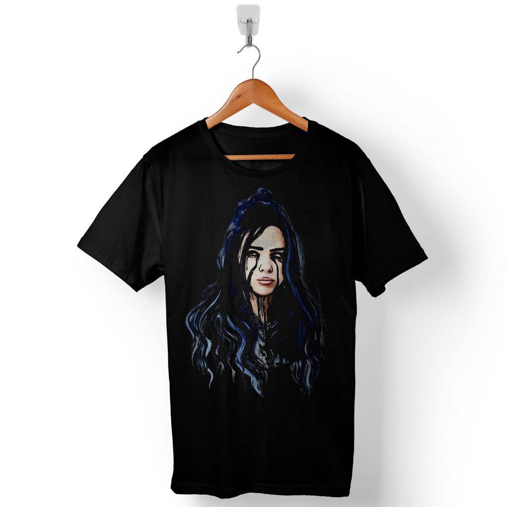 Billie Eilish BillieEilish Ocean Eyes Baskılı Tişört Unisex T-Shirt - 1