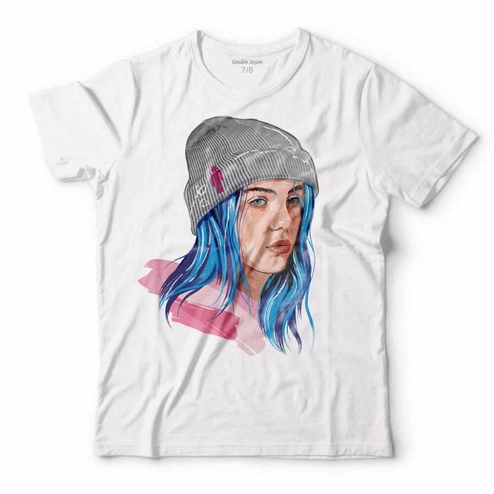 BILLIE EILISH BILLIEEILISH OCEAN EYES ÇOCUK TİŞÖRT - KENDİM SEÇTİM