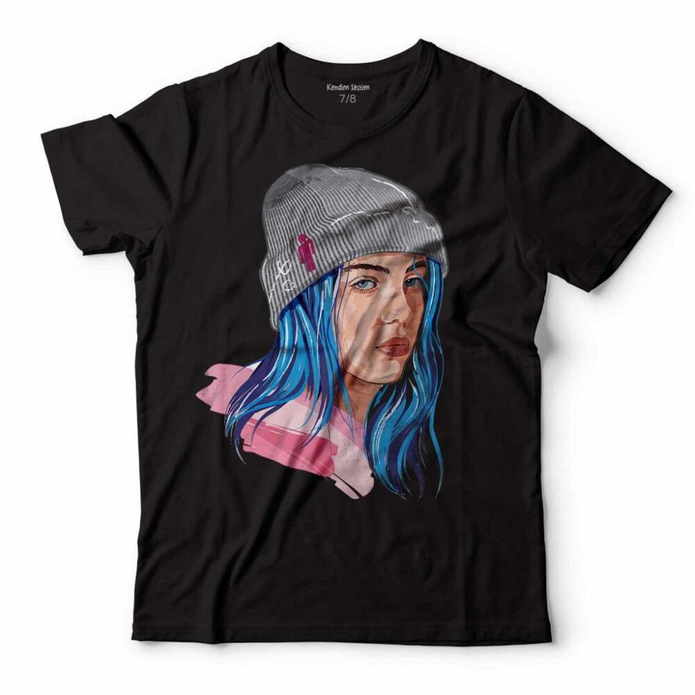 BILLIE EILISH BILLIEEILISH OCEAN EYES ÇOCUK TİŞÖRT - KENDİM SEÇTİM