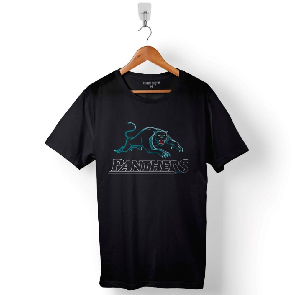 Black Panther Tiger Sinema Filmi 2018 Baskılı Tişört Unisex T-Shirt - 1