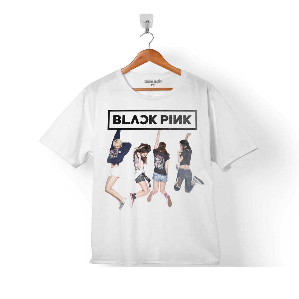 BLACK PINK BLACKPINK KASET MÜZİK GÜNEY KORE 3 ÇOCUK TİŞÖRT - 1