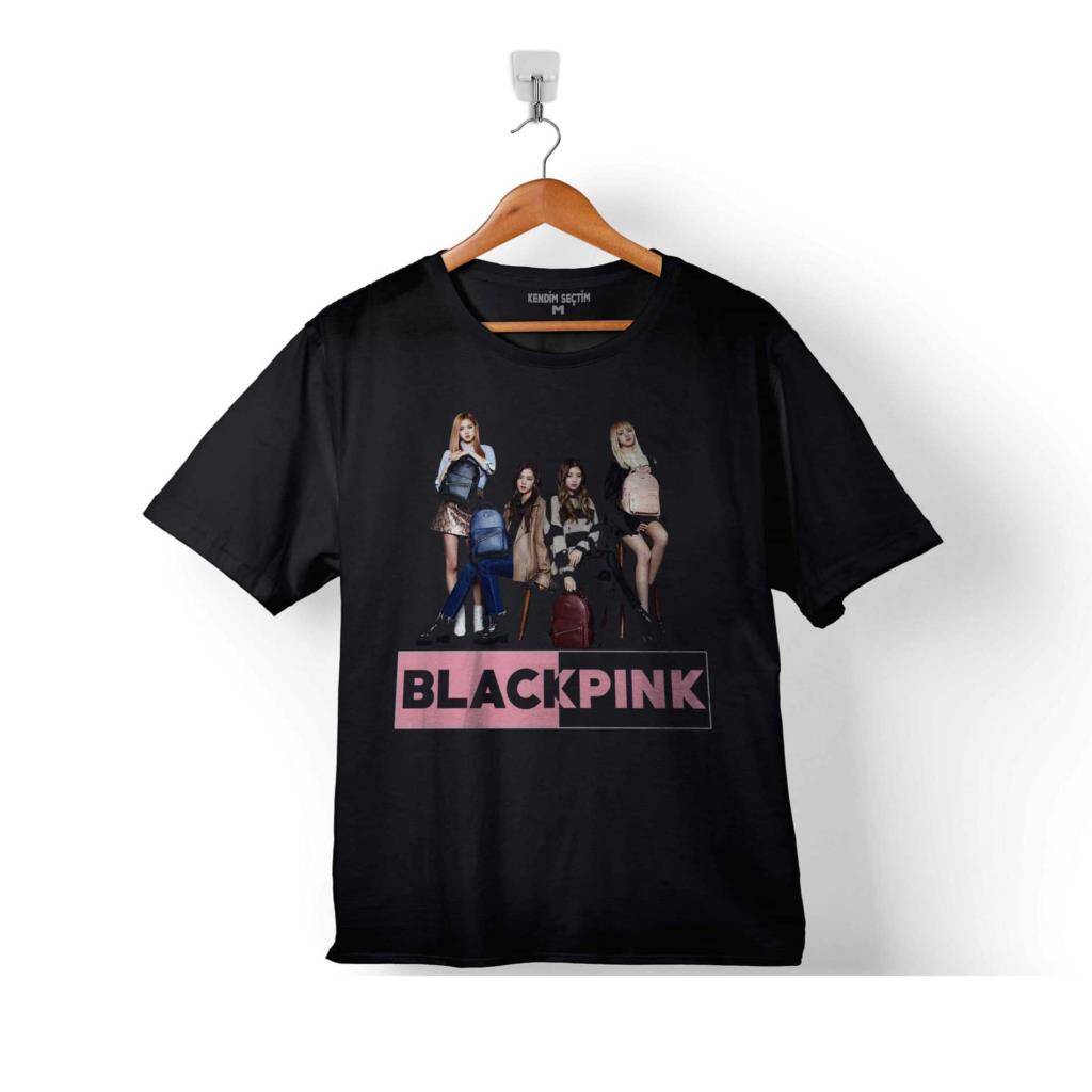 BLACK PINK BLACKPINK KASET MÜZİK GÜNEY KORE 5 ÇOCUK TİŞÖRT - 1