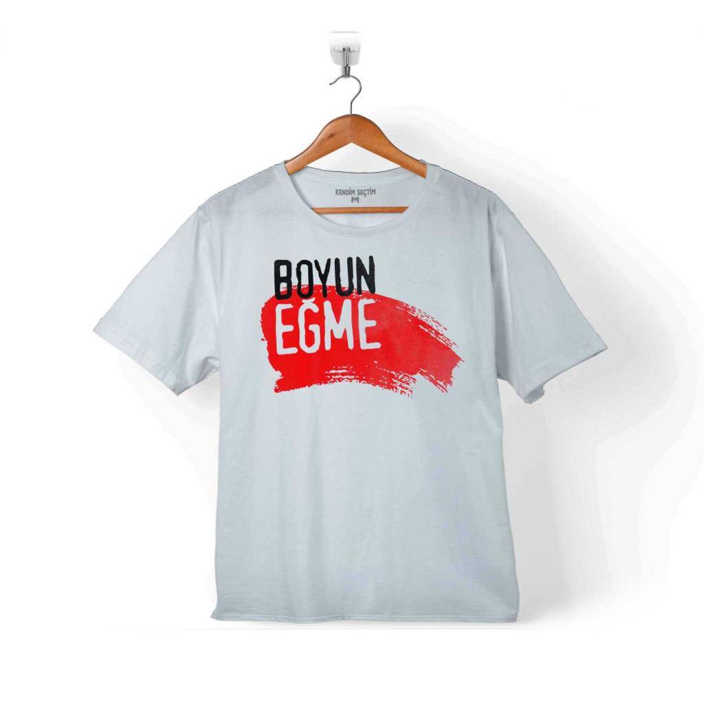 BOYUN EĞME EYLEM DİRENİŞ PROTESTO ÇOCUK TİŞÖRT