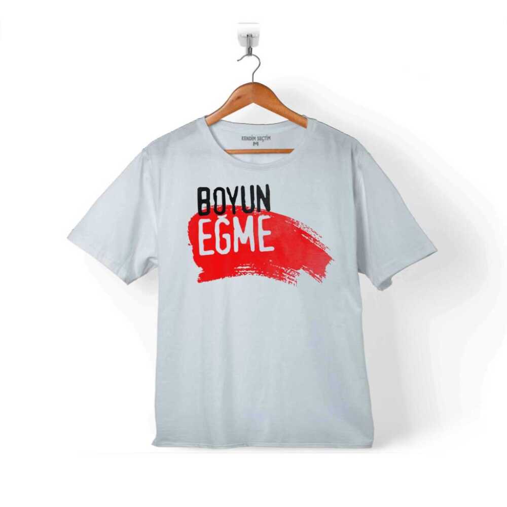 BOYUN EĞME EYLEM DİRENİŞ PROTESTO ÇOCUK TİŞÖRT