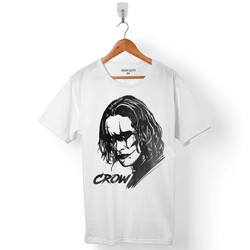 BRANDON LEE THE CROW FACE ÖLÜMSÜZ AŞK ERKEK TİŞÖRT - 1