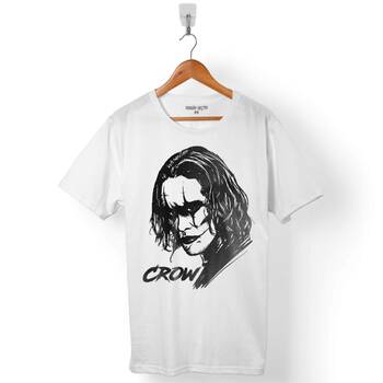 BRANDON LEE THE CROW FACE ÖLÜMSÜZ AŞK ERKEK TİŞÖRT - 1