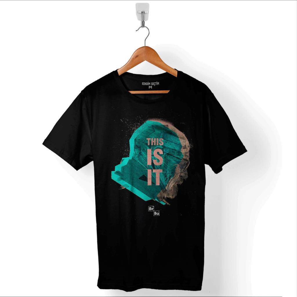 Breaking Bad Br Ba This Is It Heisenberg Baskılı Tişört Unisex T-Shirt - 1