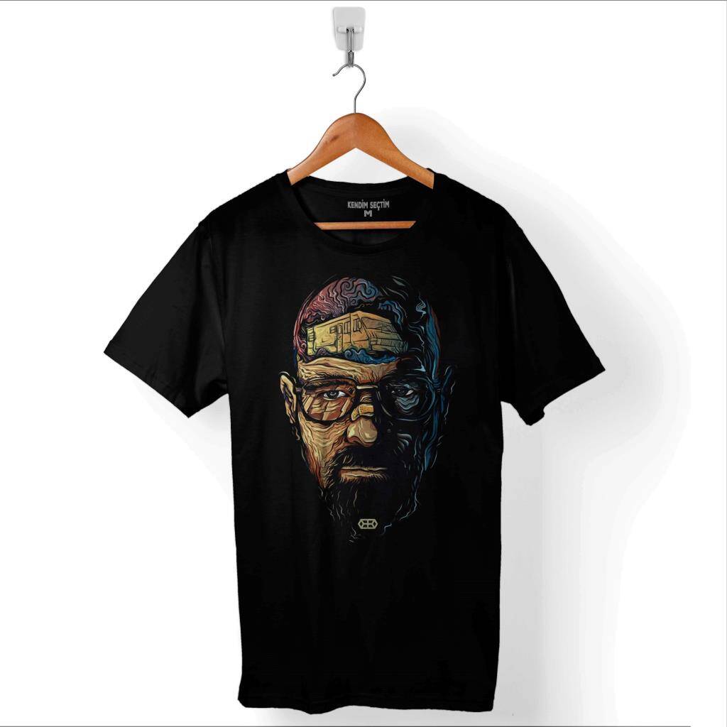 Breaking Bad Heisenberg Br Ba Baskılı Tişört Unisex T-Shirt - 1