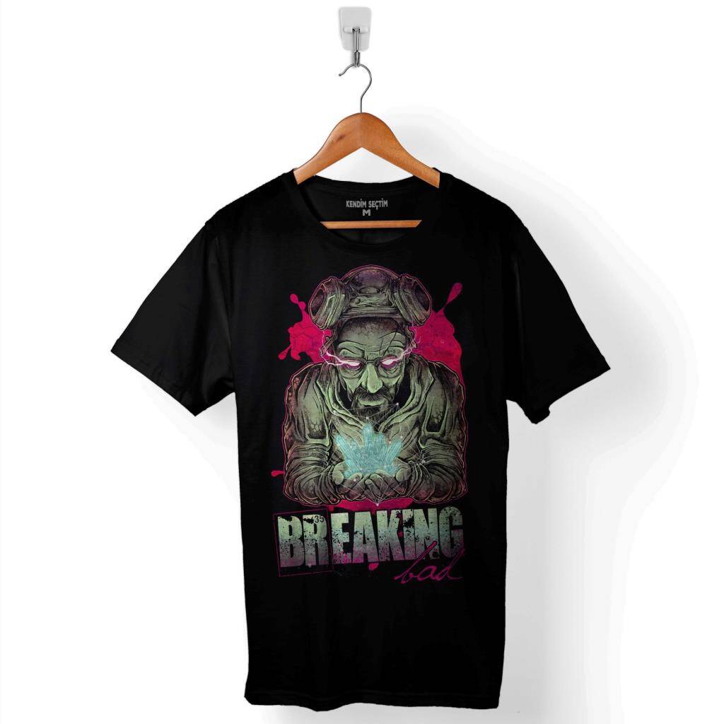 Breaking Bad Walter White Heisenberg Br 35 Baskılı Tişört Unisex T-Shirt - 1
