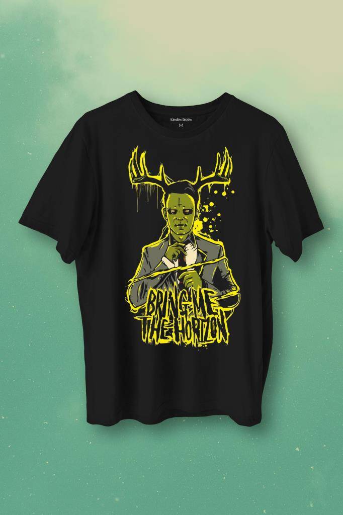 Bring Me To The Horizon Pop Rock Baskılı Tişört Unisex T-Shirt - 1