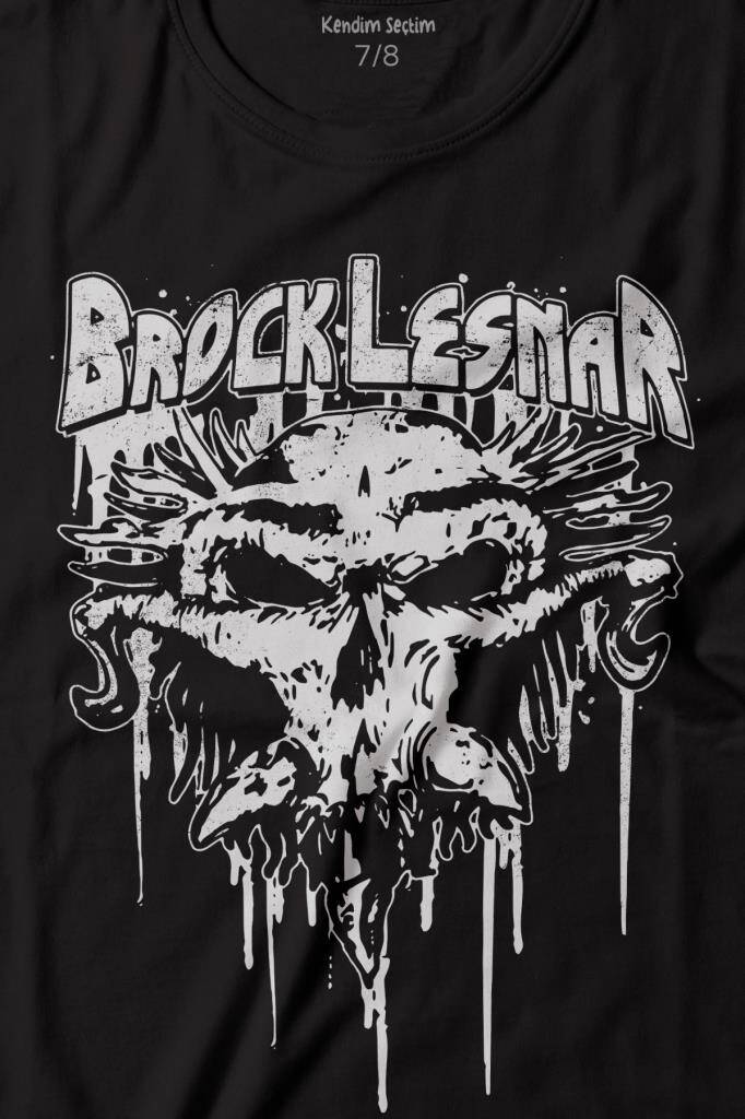 Brock Lesnar Logo WWE UFC Amerikan Güreşi Spor Baskılı Tişört Çocuk T-shirt (1)