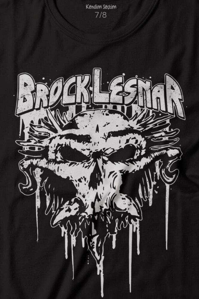 Brock Lesnar Logo WWE UFC Amerikan Güreşi Spor Baskılı Tişört Çocuk T-shirt - 2