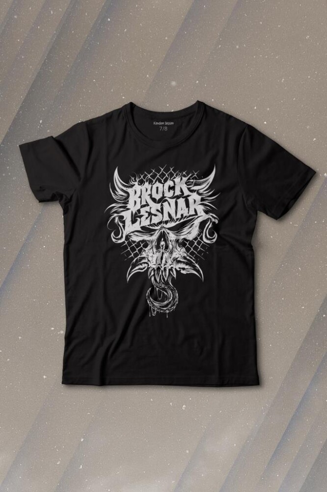 Brock Lesnar Logo WWE UFC Amerikan Güreşi Spor Baskılı Tişört Çocuk T-shirt - 1
