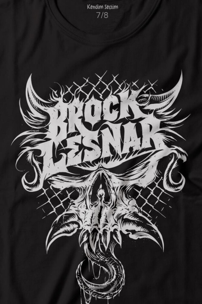 Brock Lesnar Logo WWE UFC Amerikan Güreşi Spor Baskılı Tişört Çocuk T-shirt - 2