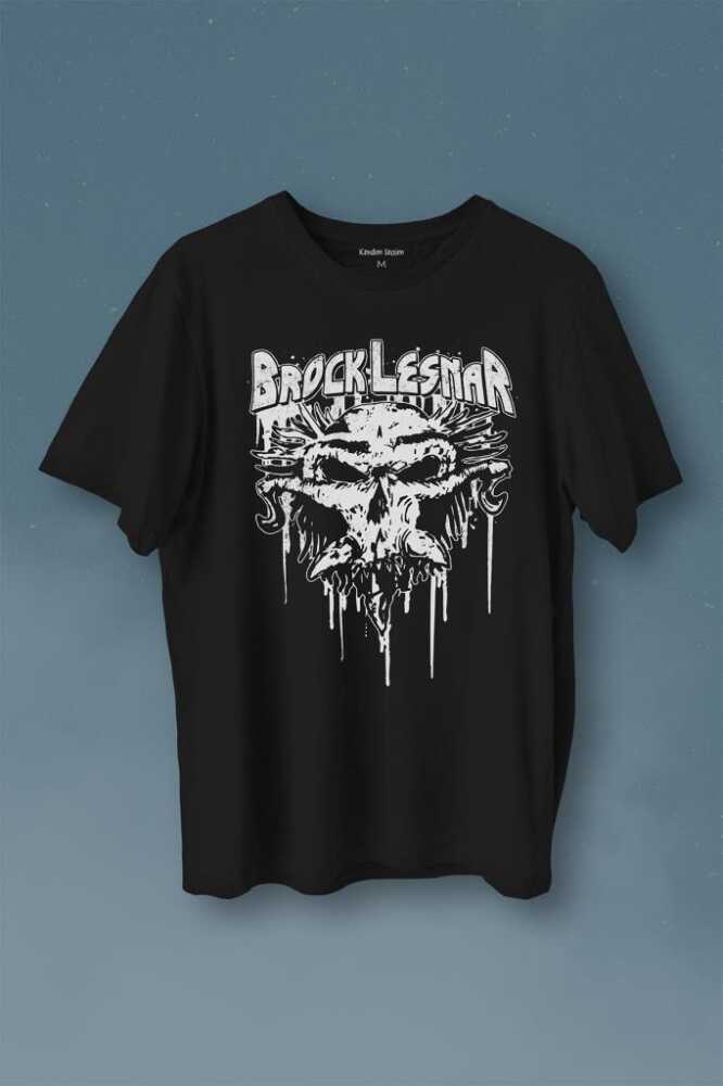Brock Lesnar Logo Wwe Ufc Amerikan Güreşi Spor Baskılı Tişört Unisex T-Shirt - 1