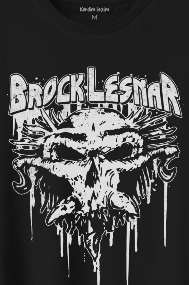 Brock Lesnar Logo Wwe Ufc Amerikan Güreşi Spor Baskılı Tişört Unisex T-Shirt - 2