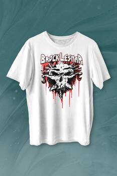 Brock Lesnar Logo WWE UFC Amerikan Güreşi Spor Baskılı Tişört Unisex T-shirt - 1