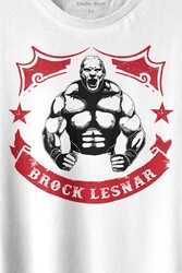 Brock Lesnar Logo WWE UFC Amerikan Güreşi Spor Baskılı Tişört Unisex T-shirt - 2