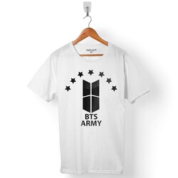 BTS BANGTAN BOYS ARMY STARS YILDIZ ERKEK TİŞÖRT - 1