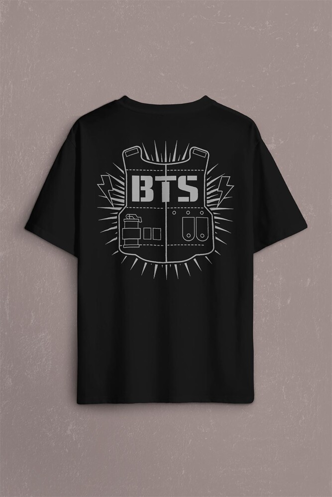 Bts Bangtan Boys Jimin 1995 95 Jhope 94 1994 Sırt Ön Baskılı Oversize Tişört Unisex T-Shirt (1)