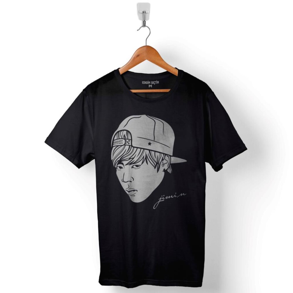 Bts Bangtan Boys Jimin 95 1995 Logo Baskılı Tişört Unisex T-Shirt - 1