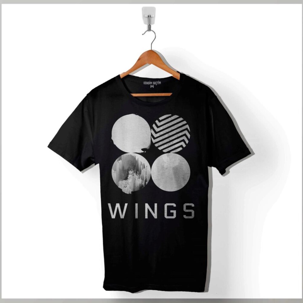Bts Bangtan Boys Jimin Wings 95 Jhope 94 1994 Baskılı Tişört Unisex T-Shirt - 1