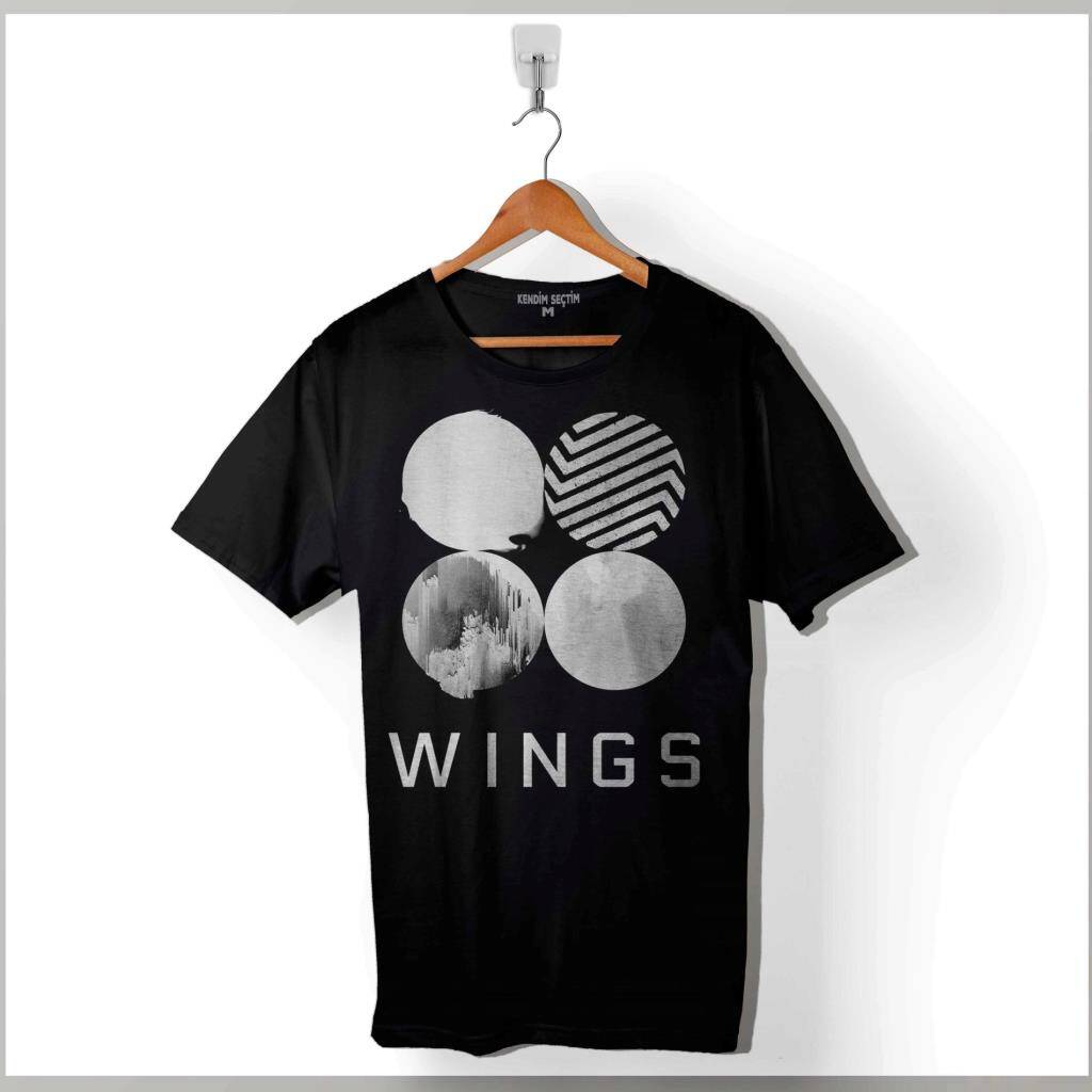 Bts Bangtan Boys Jimin Wings 95 Jhope 94 1994 Baskılı Tişört Unisex T-Shirt - 1