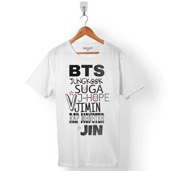 BTS BANGTAN BOYS JUNKOOK SUGA JIMIN ERKEK TİŞÖRT - 1