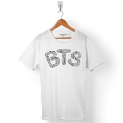BTS BANGTAN BOYS LOGO ERKEK TİŞÖRT - 1