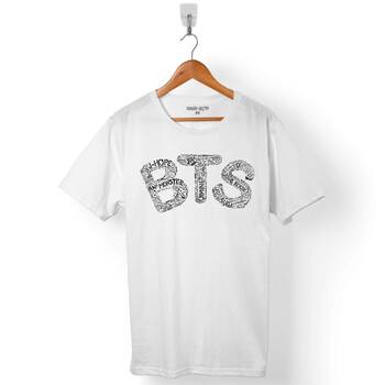 BTS BANGTAN BOYS LOGO ERKEK TİŞÖRT - 1