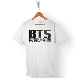 BTS BANGTAN BOYS LOGO ERKEK TİŞÖRT - 1