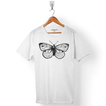 BUTTERFLY KELEBEK TASARIM ERKEK TİŞÖRT - 1