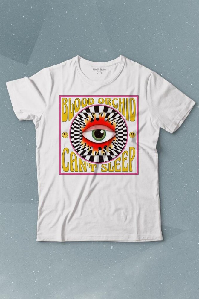 Can't Sleep Urban Street Sokak Wear Baskılı Tişört Çocuk T-shirt - KENDİM SEÇTİM