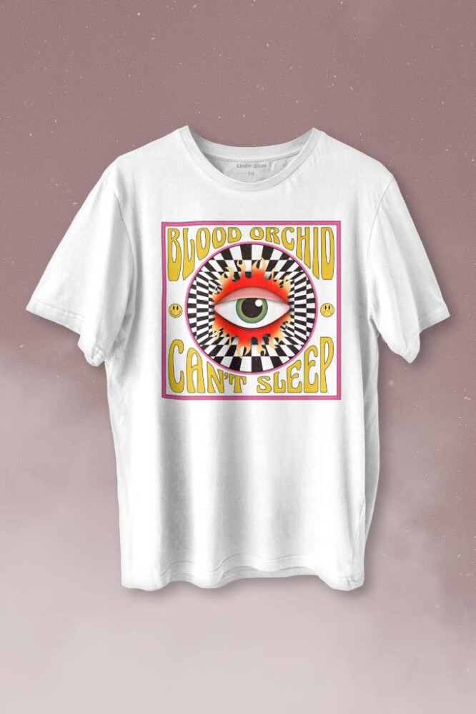 Can't Sleep Urban Street Sokak Wear Baskılı Tişört Unisex T-shirt - 1