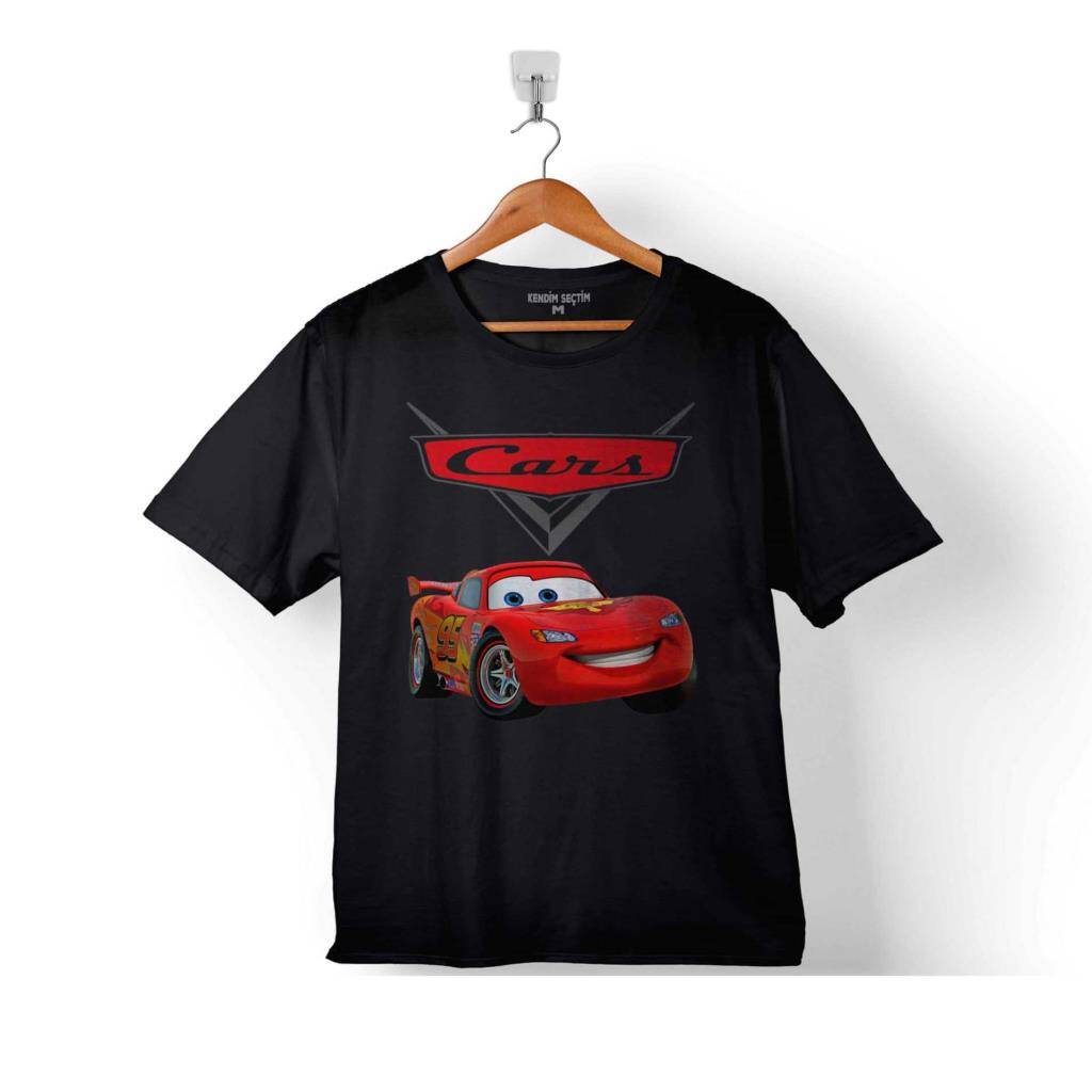 CARS ŞİMŞEK MCQEEN ARABALAR LOGO ÇOCUK TİŞÖRT - 1