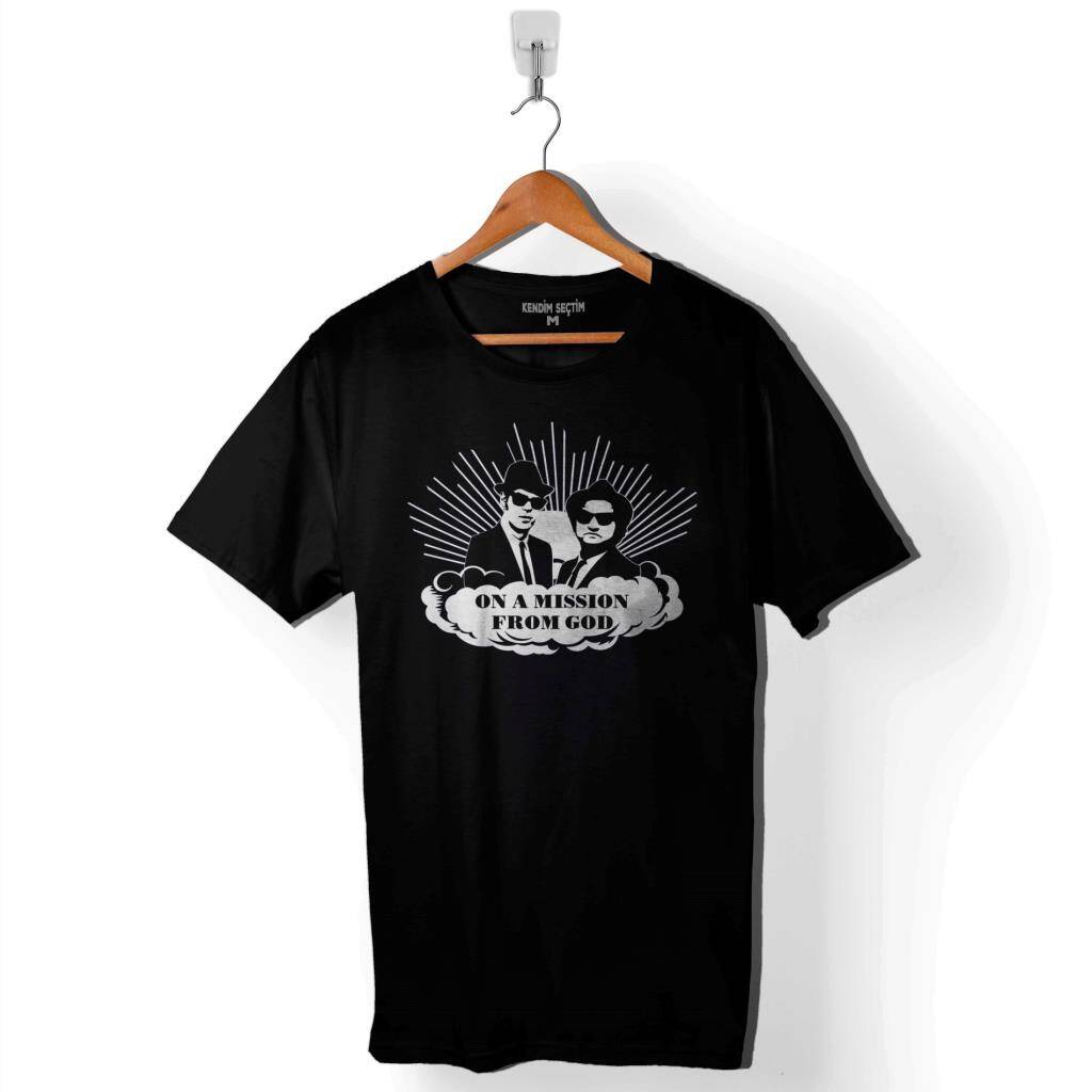 Cazcı Kardeşler The Blues Brother Baskılı Tişört Unisex T-Shirt - 1