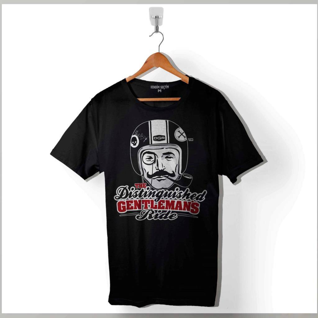 Centilmen Sürücü Gentleman Ride Driver Baskılı Tişört Unisex T-Shirt - 1