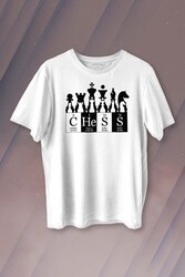 Chess Periodic Satranç Periyodik Fischer Baskılı Tişört Unisex T-shirt - 1