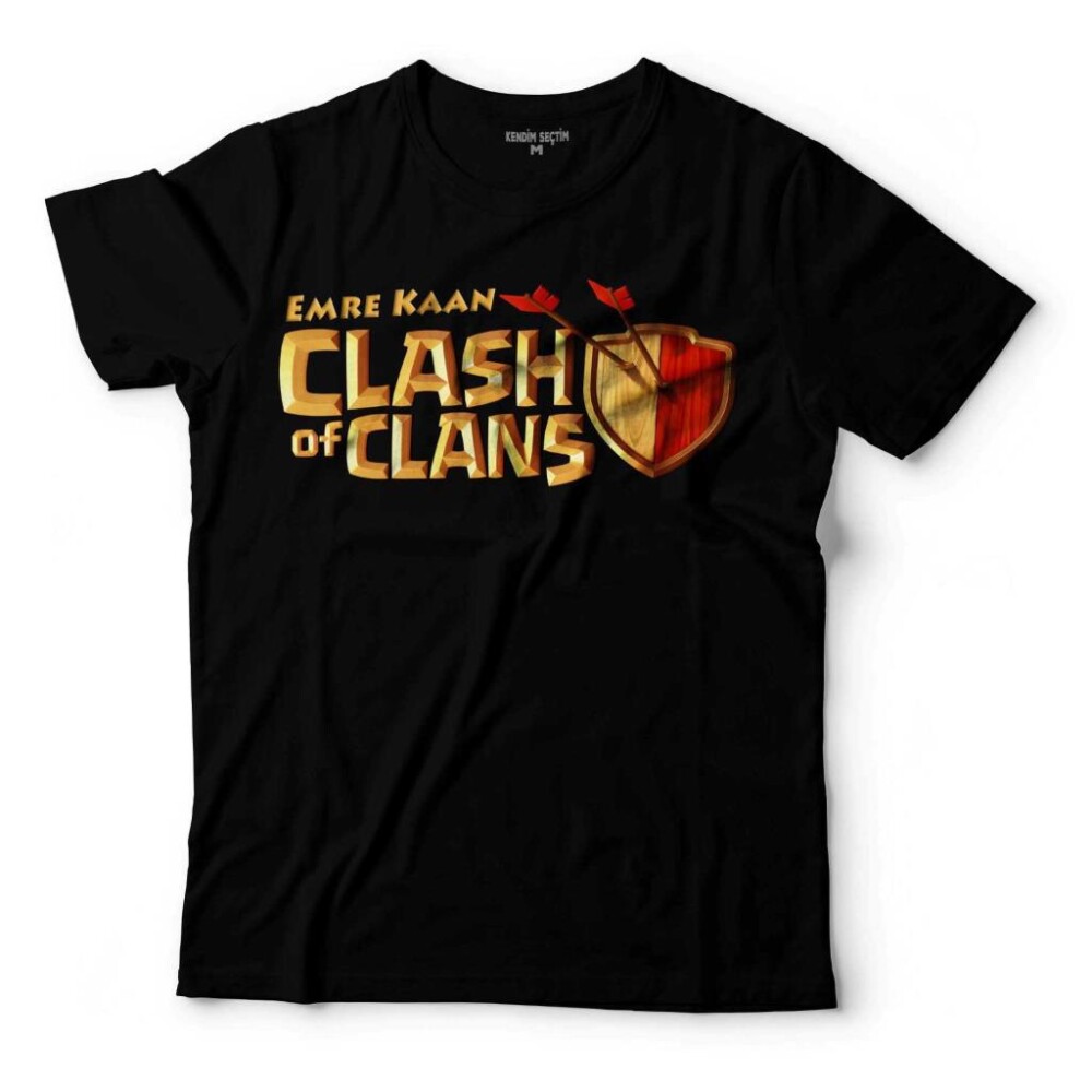 CLASH OF CLANS NICKNAME KİŞİYE ADINIZA ÖZEL İSİMLİ ÇOCUK TİŞÖRT - 1