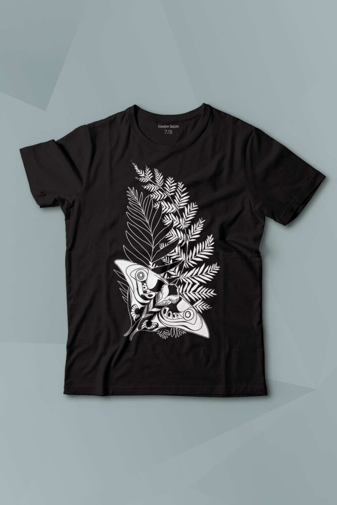 Çocuk T-shirt Firefly Last Of Us Kelebek Siyah Baskılı Tişört - 1