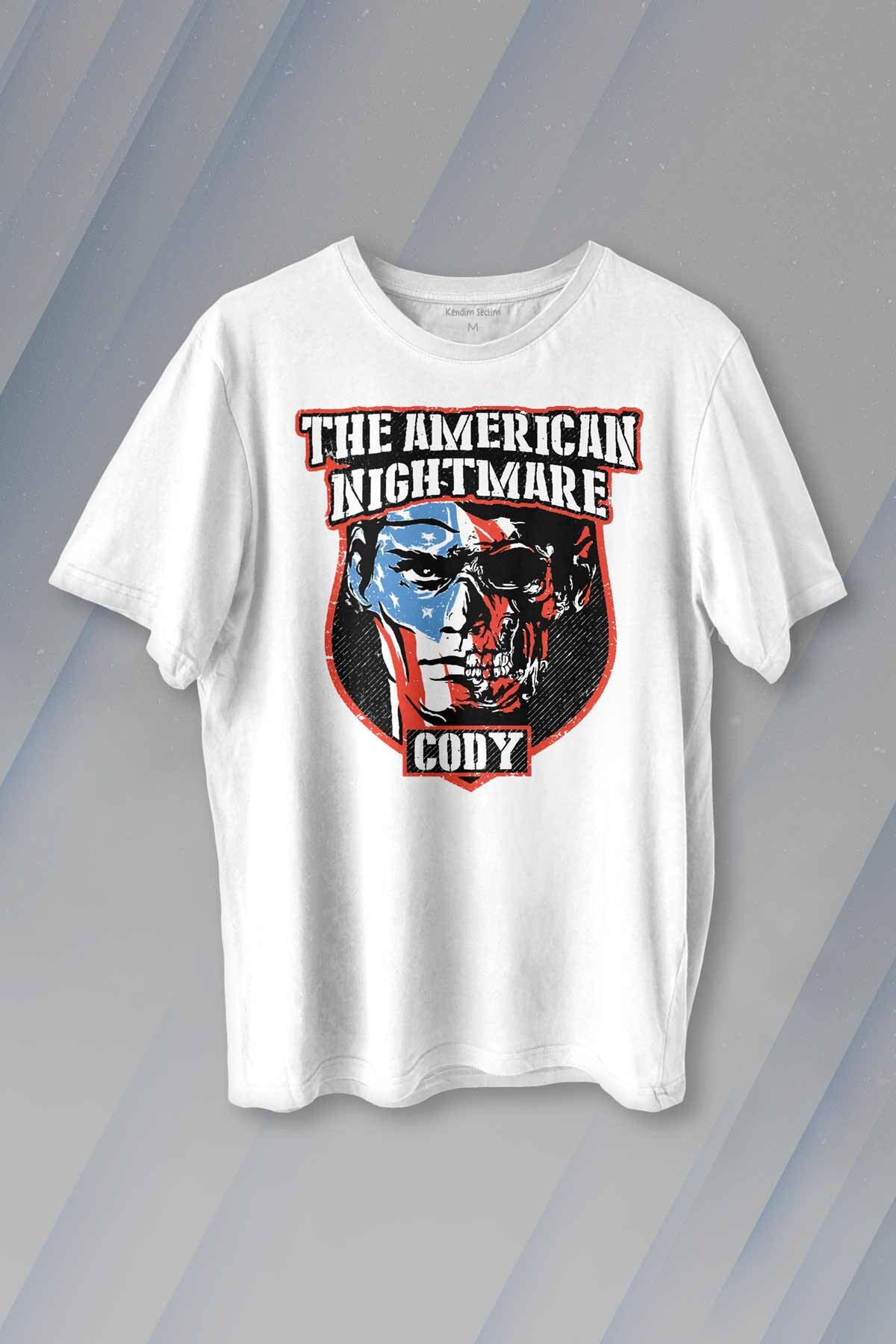 Cody Rhodes Nightmare Family Wwe Amerikan Güreşi Gym Body Baskılı Tişört Unisex T-shirt - 1