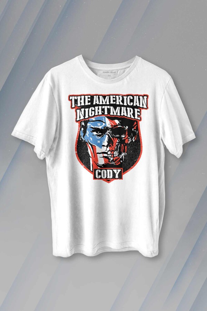 Cody Rhodes Nightmare Family Wwe Amerikan Güreşi Gym Body Baskılı Tişört Unisex T-shirt - KENDİM SEÇTİM