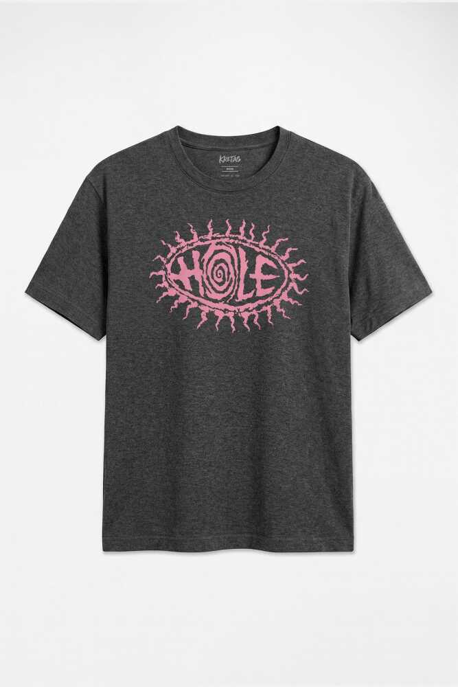 Courtney Love Hole 90lar Grunge Alternatif Rock Unisex Regular Fit Antrasit Melanj Tişört