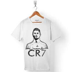 CRISTIANO RONALDO CR7 LOGO JUVENTUS ERKEK TİŞÖRT - 1