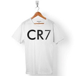 CRISTIANO RONALDO CR7 LOGO JUVENTUS ERKEK TİŞÖRT - 1