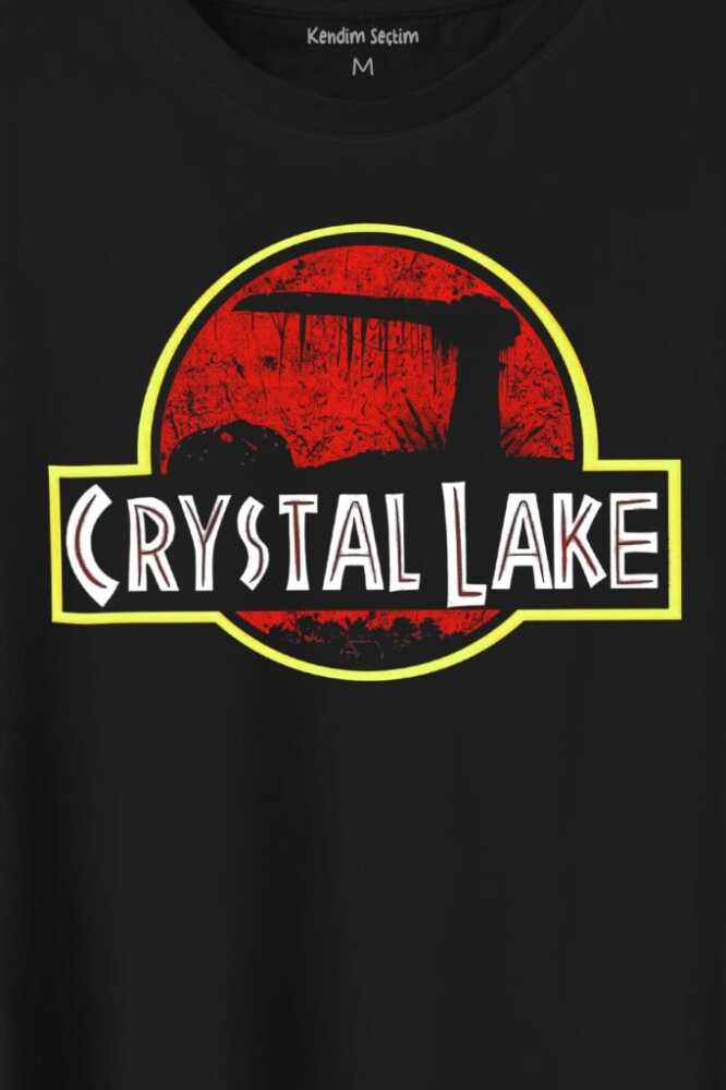 Crystal Lake Korku Filmi Jason Movie Film Halloween Baskılı Tişört Unisex T-Shirt - 2