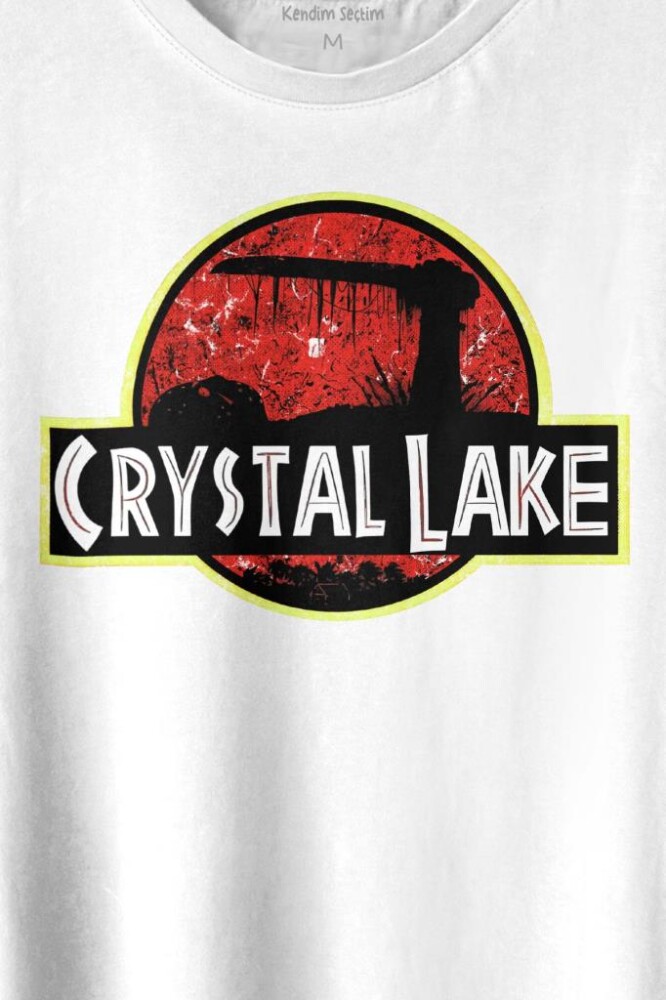 Crystal Lake Korku Filmi Jason Movie Fİlm Halloween Baskılı Tişört Unisex T-shirt - 2